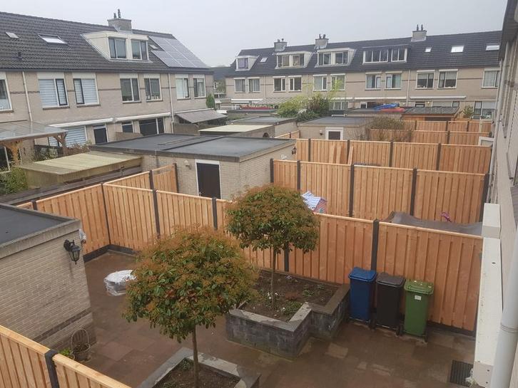 Hout beton schutting met 100% laagsteprijs garantie, Tuin en Terras, Schuttingen, 1 tot 2 meter, 6 meter of meer, Nieuw, Hout