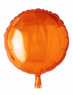 Helium Ballon Rond Oranje 46cm leeg, Hobby en Vrije tijd, Feestartikelen, Verzenden, Nieuw