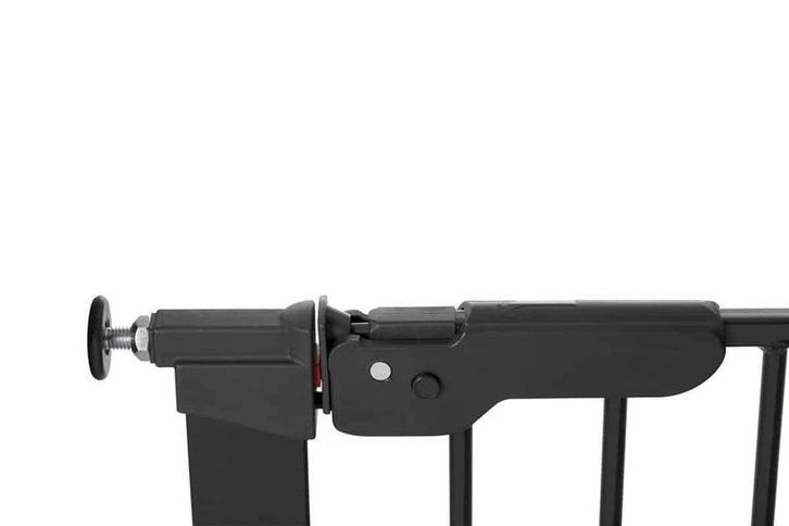 BabyDan Premiergate klemhekje Zwart met 1 spijl uitbreiding, Kinderen en Baby's, Traphekjes, Zo goed als nieuw, Ophalen of Verzenden