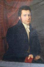 Europese school (XIX) - Herren Portrait, Antiek en Kunst