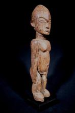 Figuur - Lobi Beeld op voet - 37 cm - Burkina Faso  (Zonder, Antiek en Kunst