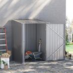 Tuinkast – Stuinenhuis - Afsluitbaar - Zadeldak - Grijs, Ophalen of Verzenden, Nieuw