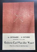 Antoni Tapies - Exhibition poster for Galería Carl Van der