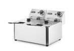 Hendi Friteuse Kitchen Line | 2x 4L | 8L | 230v/6000w | 470x, Ophalen of Verzenden, Nieuw in verpakking