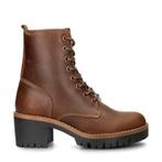 Nelson veterboots voor dames in het Cognac, Overige kleuren, Verzenden, Lage of Enkellaarzen, Nieuw