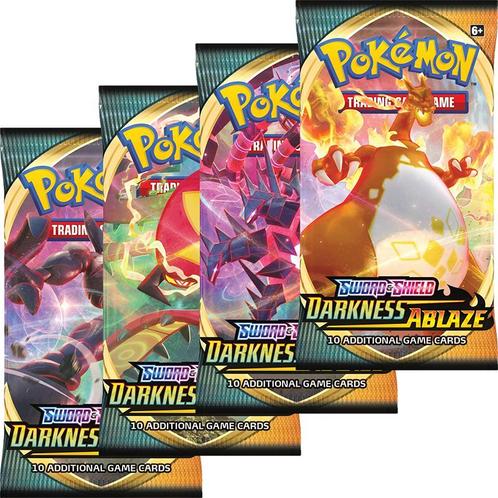 Pokémon Darkness Ablaze Booster Pack, Hobby en Vrije tijd, Verzamelkaartspellen | Pokémon, Nieuw, Verzenden