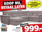 Benito U bank vanaf €999.- Betaal in 3x zonder rente!, Nieuw