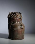 sculptuur - Bronzen Ife-hoofd - Nigeria, Antiek en Kunst, Kunst | Niet-Westerse kunst
