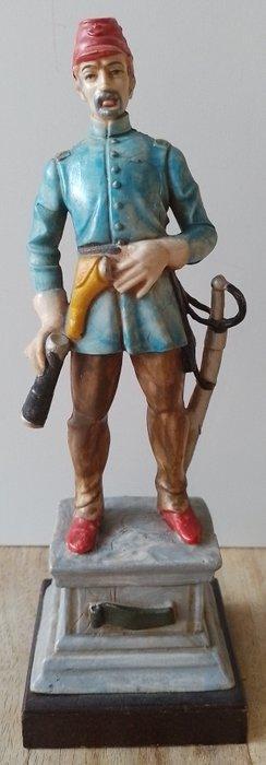 Beeldje - Italiaanse soldaat - Hout, Hars, Plastic, Kinderen en Baby's, Speelgoed | Overig