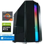 Ryzen 7 7700 - RTX 4070 Ti - 32GB - 1TB  - WiFi - Game PC, Computers en Software, Desktop Pc's, Nieuw
