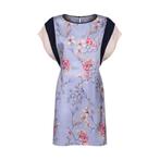 Nenette • korte lila jurk met bloemen • 36 (IT42), Kleding | Dames, Verzenden, Paars, Maat 36 (S), Nenette