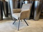Veiling - Eetkamerstoel Manur (set van 6) weefstof - liver, Huis en Inrichting, Stoelen, Nieuw