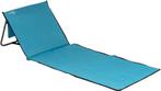 Bo-Camp Lota strandmat/strandstoel - Blauw, Caravans en Kamperen, Verzenden, Nieuw