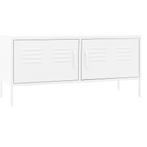 Tv-meubel wit staal - tweedekansje - 35% eraf! (tv meubel), Minder dan 50 cm, Nieuw, Ophalen of Verzenden, Minder dan 100 cm