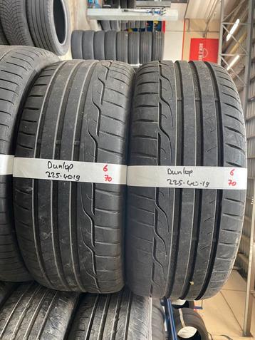 225-40-19 Dunlop Zomerbanden 6mm Incl Montage 225 40 19 beschikbaar voor biedingen
