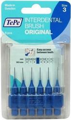 TEPE INTERDENTAL BRUSH ORIGINAL 0,6 MM TANDENRAGERS (BLAUW.., Verzenden, Nieuw