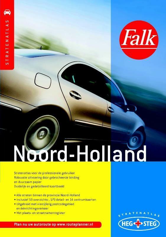 Noord-Holland / Falkplan stratenatlas / 3 9789028712010 Falk, Boeken, Reisgidsen, Gelezen, Verzenden