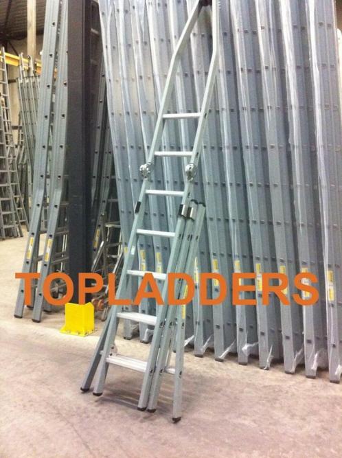 Dirks trappen en ladders dubbele trap bordestrap, Doe-het-zelf en Verbouw, Ladders en Trappen, Trap, Nieuw, Ophalen of Verzenden