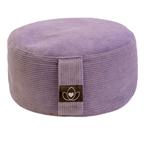 Meditatiekussen eco rib lavendel rond - Lotus, Verzenden, Nieuw