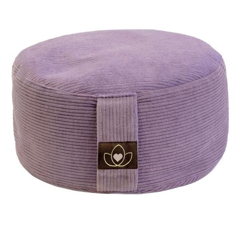 Meditatiekussen eco rib lavendel rond - Lotus, Sport en Fitness, Overige Sport en Fitness, Nieuw, Verzenden