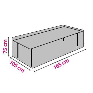 Tuintafelhoes | Perel | 165 x 105 x 75 cm (PP, Grijs), Tuin en Terras, Tuinmeubel-accessoires, Nieuw, Verzenden