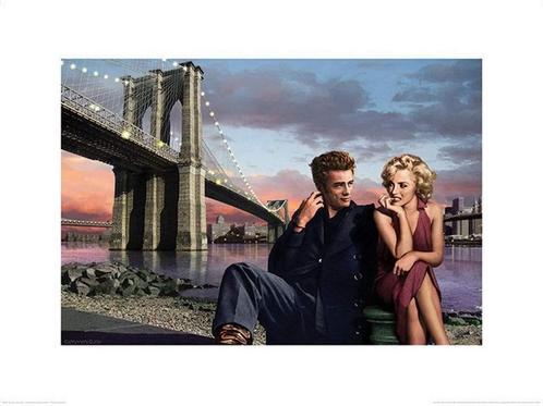 Kunstdruk Brooklyn Nights Chris Consani 80x60cm, Huis en Inrichting, Woonaccessoires | Schilderijen, Tekeningen en Foto's, Nieuw