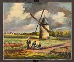 René Lorotte (1920 - 1985) - Le vieux moulin à Pornic