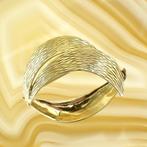 Vintage gouden fantasiebroche, Ophalen of Verzenden, Gebruikt, Overige kleuren, Goud