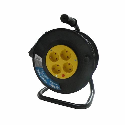 Haspel 4-voudig 3x1.5mm2 + RA - 25 meter, Doe-het-zelf en Verbouw, Elektra en Kabels, Ophalen of Verzenden