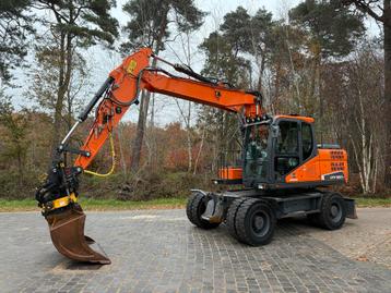 Doosan DX160W-5 met afzetbare Engcon EC219 S60 DC2 SS9 beschikbaar voor biedingen