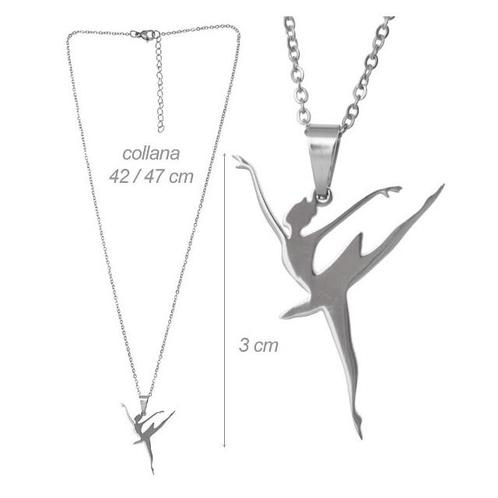 Alista zilver kleurige ketting met Ballerina hanger 32012, Sport en Fitness, Ballet, Verzenden