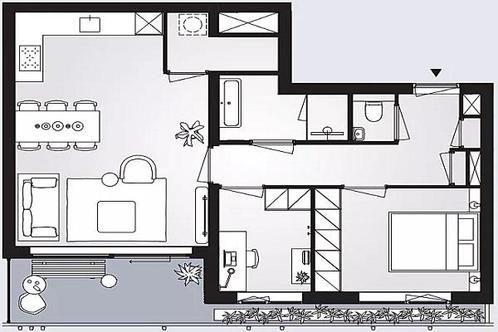 Appartement Hammarbystraat in Amsterdam, Huizen en Kamers, Huizen te huur, Via bemiddelaar, Amsterdam, Appartement
