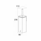 Toiletborstelhouder Tiger Items Vierkant Muur RVS, Ophalen of Verzenden, Nieuw