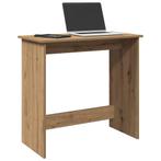 vidaXL Bureau 80x40x75 cm bewerkt hout artisanaal, Verzenden, Nieuw