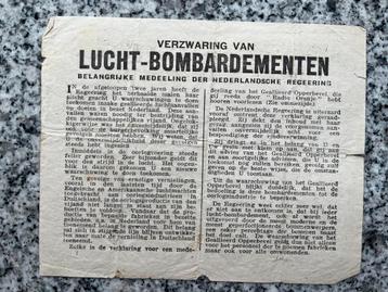 Pamflet geallieerden Tweede Wereldoorlog beschikbaar voor biedingen