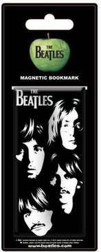 The Beatles - Ilustrated Faces - Boekenlegger - Magnetisch, Verzamelen, Muziek, Artiesten en Beroemdheden, Ophalen of Verzenden