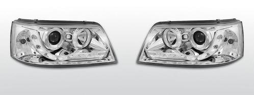 Koplampen LED DRL | Volkswagen T5 2003-2009 | chroom, Auto-onderdelen, Verlichting, Nieuw, Volkswagen, Verzenden