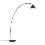 Retro vloerlamp zwart met witte binnenkant - Triangolo, Huis en Inrichting, Lampen | Vloerlampen, Nieuw, Metaal, Retro, 150 tot 200 cm