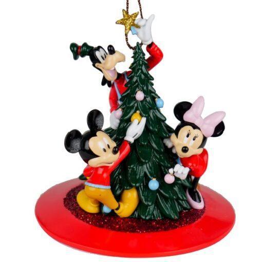 Disney Home Ornament – Mickey Samen de Kerstboom Versieren, Verzamelen, Disney, Mickey Mouse, Nieuw, Beeldje of Figuurtje, Ophalen of Verzenden