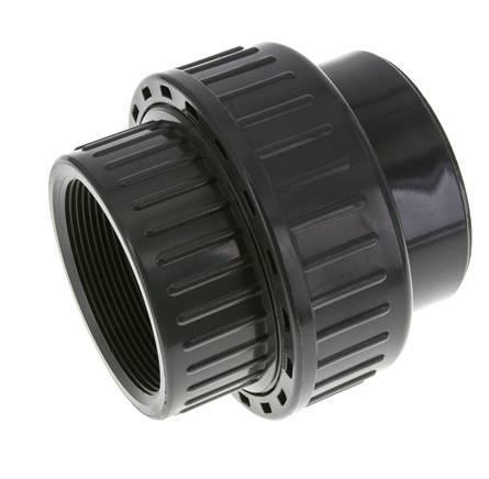PVC Rechte Lijmmof 75mm x Binnendraad Rp 2-1/2  EPDM, Doe-het-zelf en Verbouw, Overige Doe-het-zelf en Verbouw, Nieuw, Verzenden