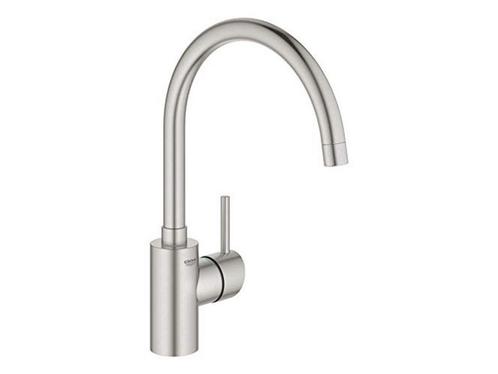 GROHE Concetto keukenkraan - Hoge draaibare uitloop - RVS, Huis en Inrichting, Woonaccessoires | Overige, Zo goed als nieuw, Verzenden