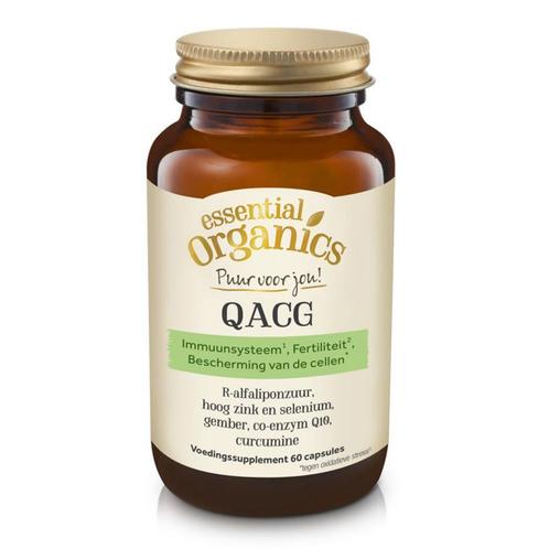 QACG puur  60 vegicaps Essential Organics Puur, Diversen, Levensmiddelen, Verzenden