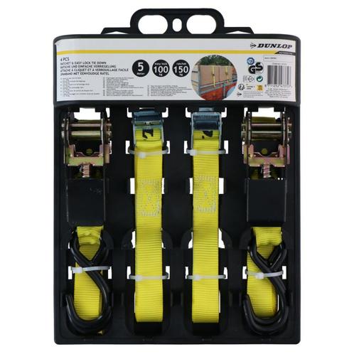 Dunlop Spanband met Ratel - 4 Stuks - 5 M - tot 150 KG -..., Tuin en Terras, Partytenten, Nieuw, Verzenden