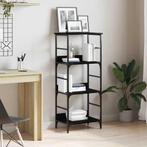 vidaXL Boekenplank 50x33x117,5 cm bewerkt hout en staal, Huis en Inrichting, Minder dan 50 cm, Verzenden, 100 tot 150 cm, Nieuw