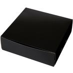 Taartdoos 25x25x8cm. Zwart 50st, Verzenden, Nieuw
