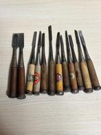 Vintage Japanese Chisels (Nomi) Set of 12 - Restoration