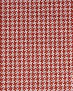 Katoen Polyester Pied De Poule Rood, Hobby en Vrije tijd, Stoffen en Lappen, Nieuw, Rood