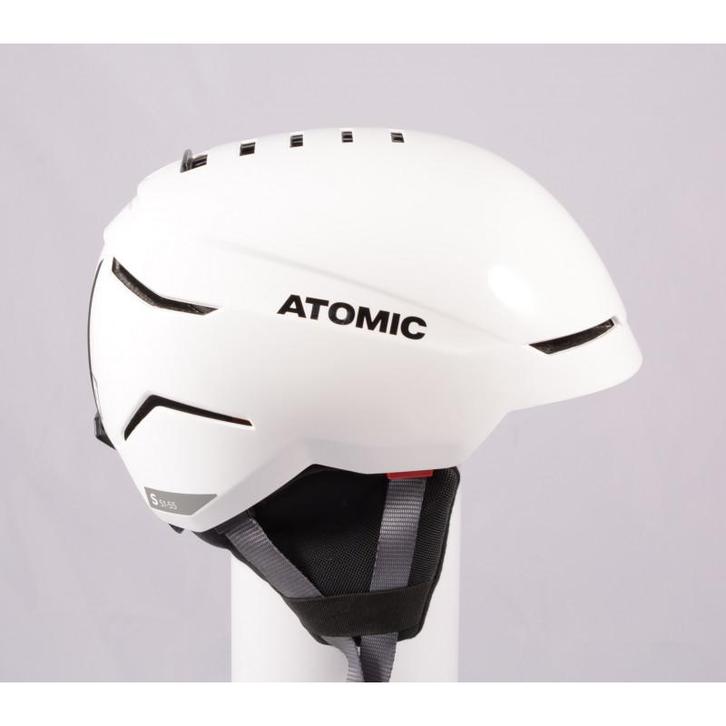 51 52 53 54 55 skihelm/snowboardhelm ATOMIC SAVOR, WHITE/gre, Sport en Fitness, Skiën en Langlaufen, Skiën, Overige typen, Gebruikt