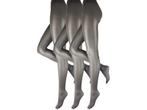 Corrigerende panty - 3 stuks - 30 den - Platinagrijs, Kleding | Dames, Verzenden, Nieuw