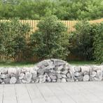 vidaXL Schanskorven 14 st gewelfd 200x50x40/60 cm, 100 cm of meer, Verzenden, Nieuw, Metaal